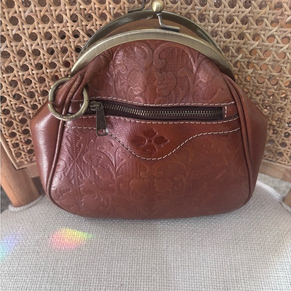 Patricia Nash Floral Embossed Leather Clutch - Picture 1 of 10
